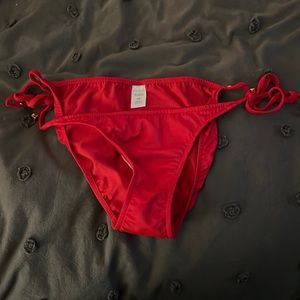 Red String Bikini Bottoms